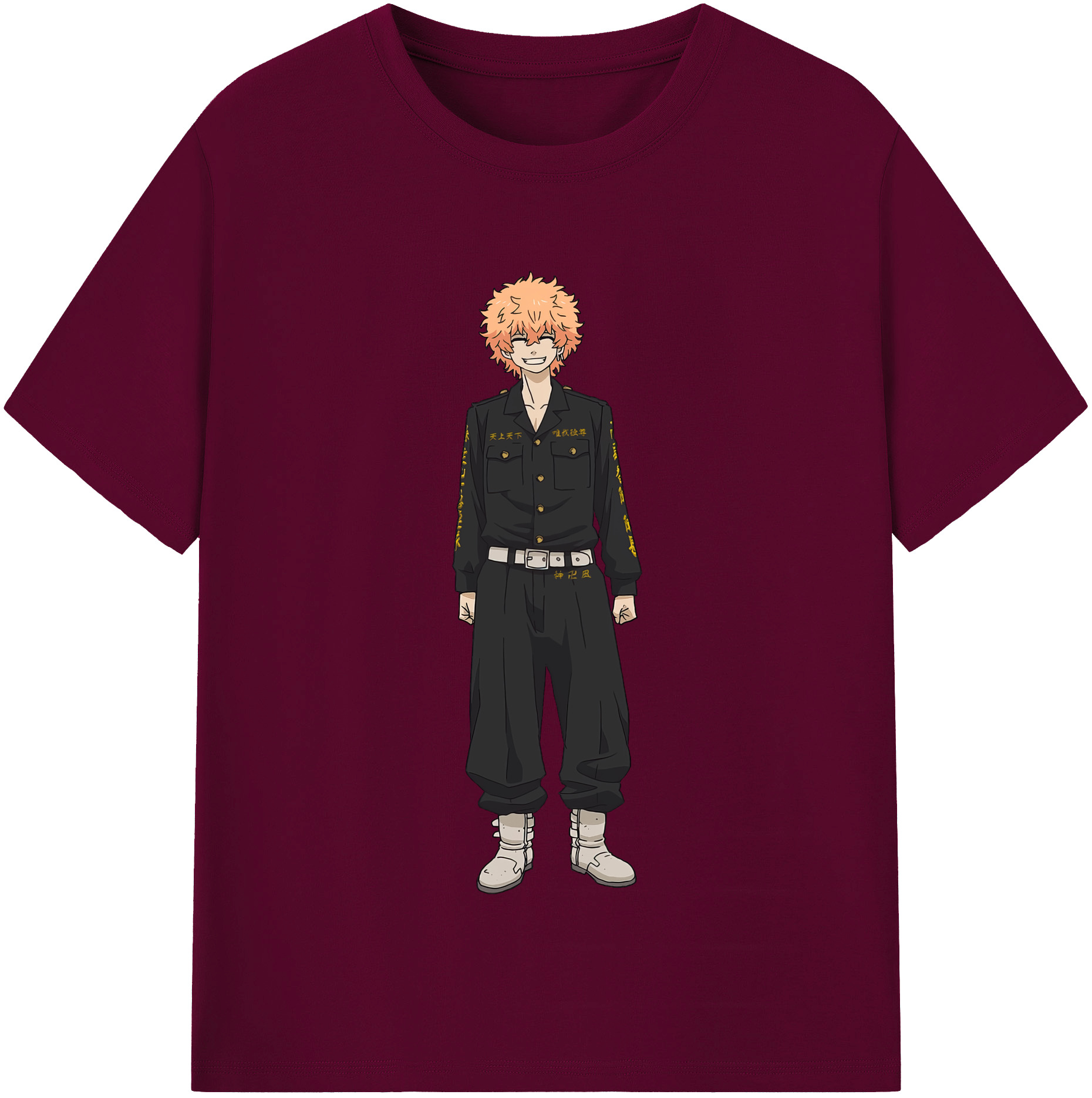（画像用） 東京リベンジャーズ Tokyo Revengers レディースカジュアルプリントTシャツ（綿100％）
